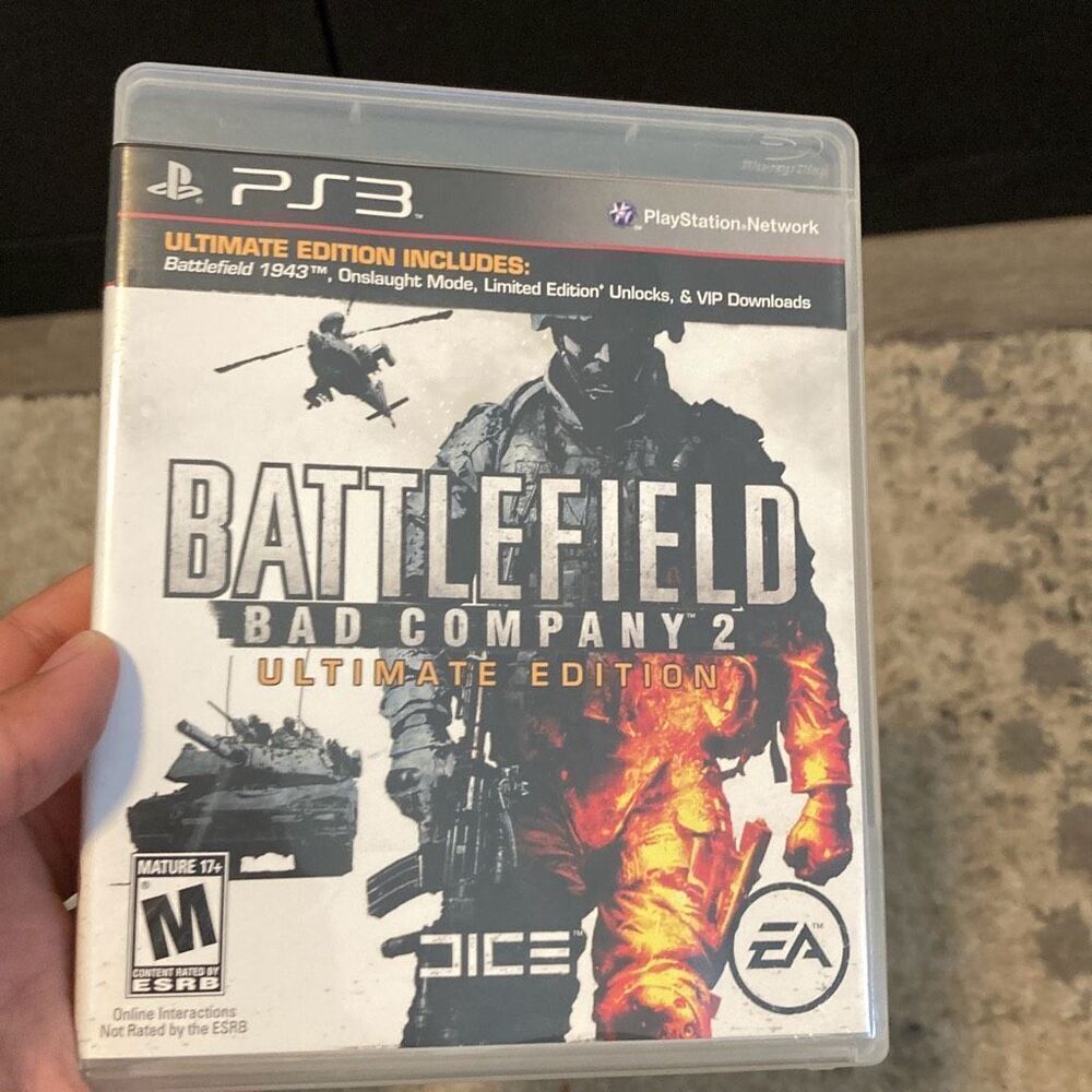 Battlefield Bad Company 2 Ultimate Edition PS3 Complete Game Tested